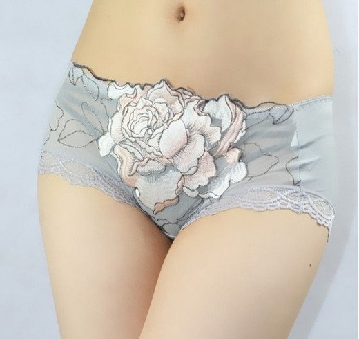 Free Shipping High Quality Women Underwear/Women's Panties /Briefs For Women /Bamboo Fiber Underwear ,Silk Rose Underwear EN-47