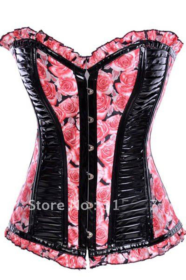 Free Shipping high qualityl Women intimates  leather Sexy Lingerie  Corset  Retail 3250