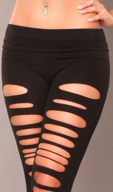 Free Shipping hole black 9 sexy legging 79026 Fast Delivery Cheaper Price