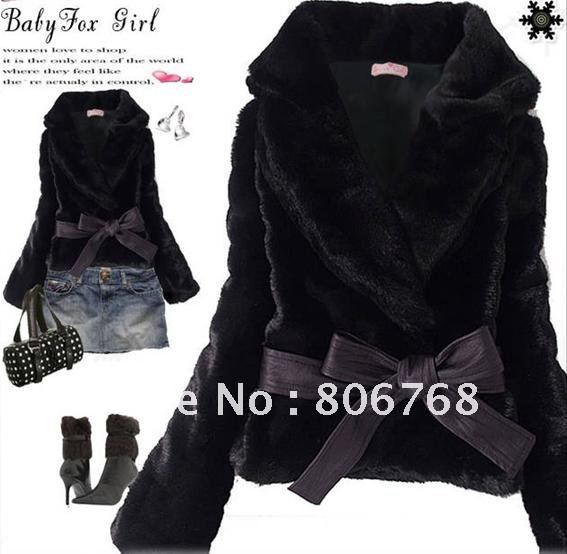 Free shipping Hot fashion Women's winter fur imitation rabbit fur jacket short coat new special female models