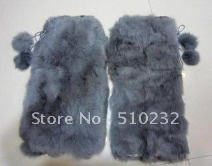 Free Shipping! Hot must-have for winter, women rabbit fur leg warmers