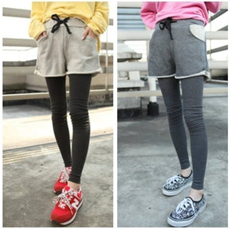 Free shipping hot sale 2012 new arrival casual autumn winter solid color women lady shorts s1072