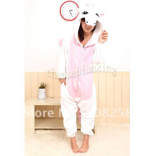 Free Shipping Hot Sale 2012 New Fashion S M L XL  Adult unicorn Sleepwear Cosplay Costumes Animal Kigurumi Pyjamas