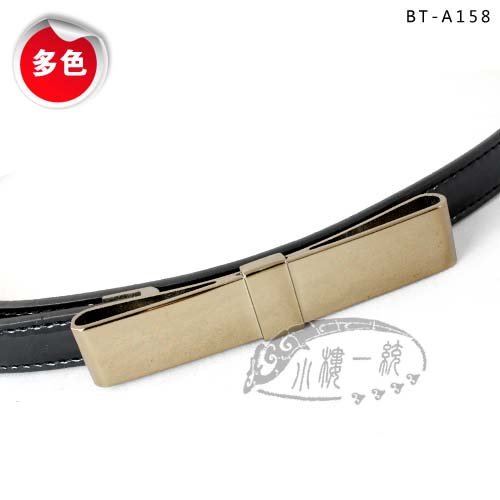 Free shipping Hot-sale imported high-quality ladies' belt Women Bow Buckle Patent Leather Skinny Belt tBT-A158t with many colors