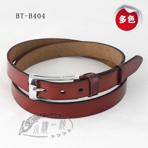 Free shipping Hot-sale imported high-quality ladies' belt Women Pin Buckle Genuine Leather 1" Belt Jeans fashion belts BT-B404