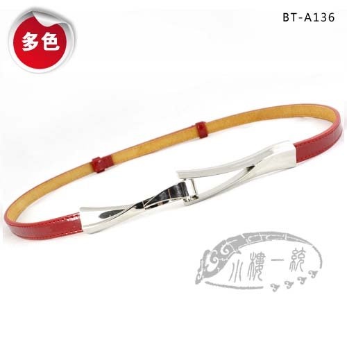 Free shipping Hot-sale imported high-quality Womens Interlocking Buckle Patent Leather Skinny fashion ladies belts sBT-A136s