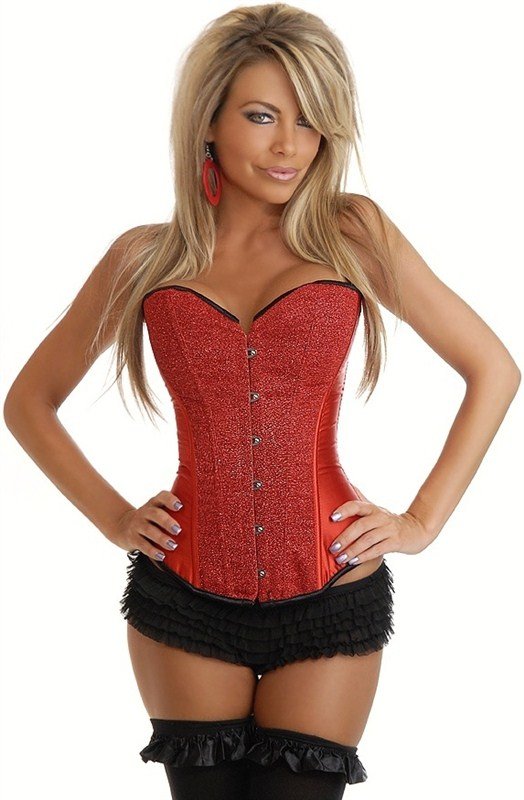 Free shipping!! Hot sale Lace up Red Sequin Burlesque Corset Sexy Lingerie sexy bustier Underwear Unused wholesale retail 5206