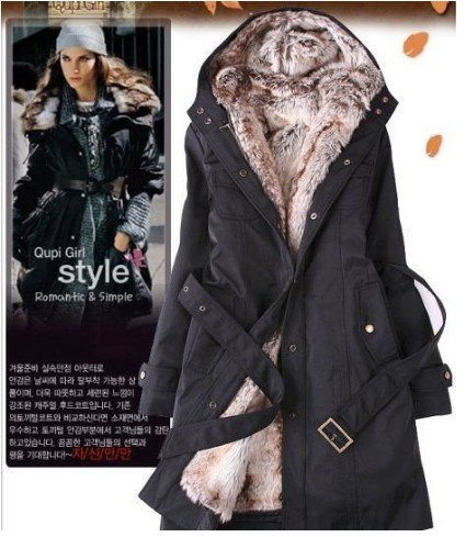 Free shipping,Hot Sale,Ladies' Fashion Winter Outerwear,Women Fur Coat,2 COLOR,S,M,L,XL,XXL