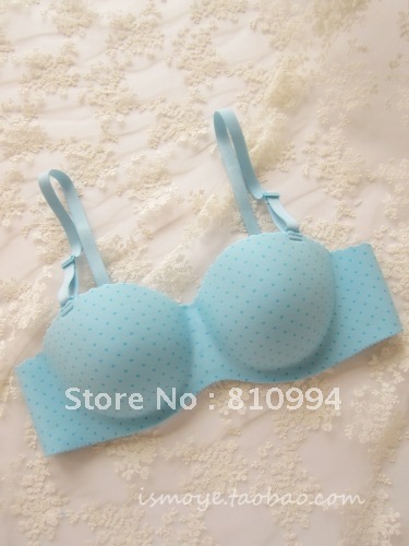 Free shipping hot sale one piece seamless bra set push up underwear set wholesale/retail