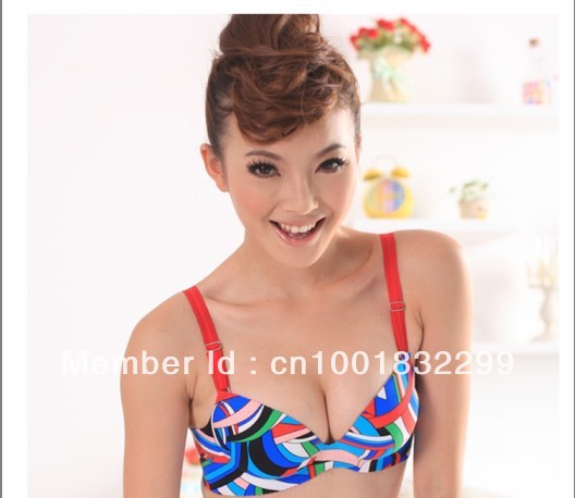 Free shipping hot sale red one piece seamless underwear women's sexy bra set A8613 wholesale/retail