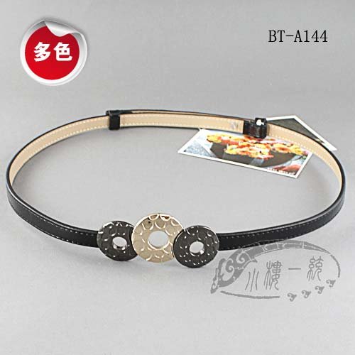 Free shipping Hot-sale Women Interlocking Buckle Patent Leather Skinny Belt fashion ladies belts women's belt ddBT-A144