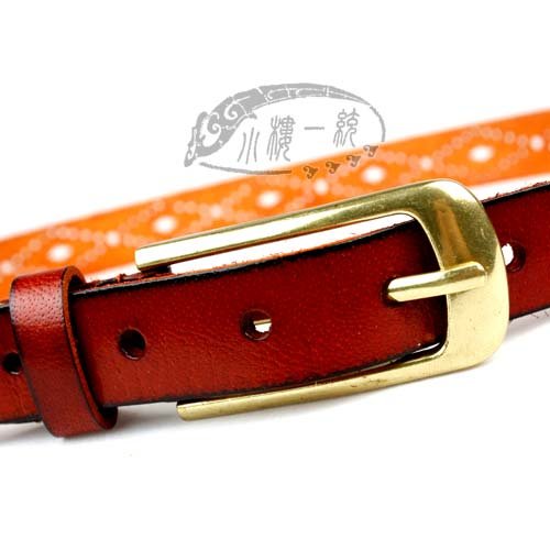 Free shipping Hot-sale Women Pin Buckle Perforated Leather Cowhide 1" Casual Belt Jean Belt fashion ladies belts gBT-B414