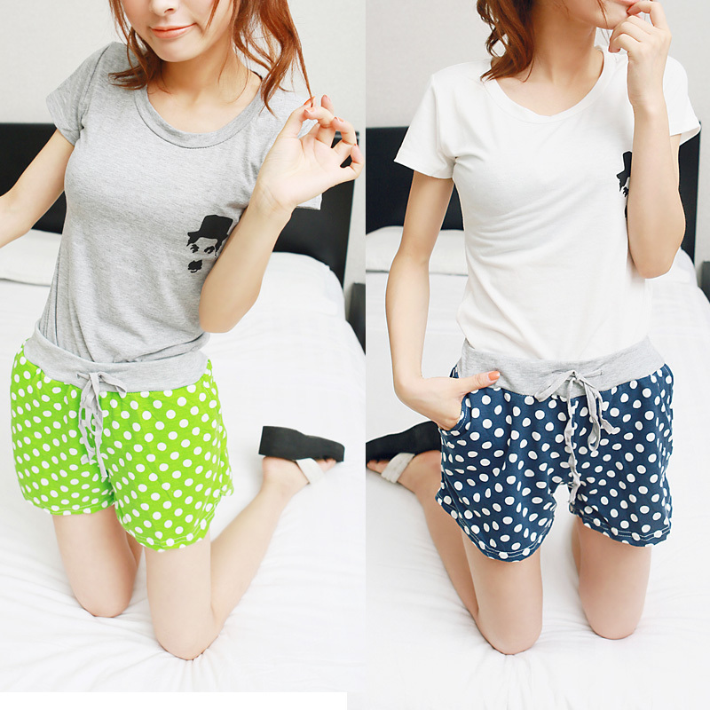 Free shipping hot sale Women's 2012 new arrival summer dot candy color all-match shorts lady hot trousers s878