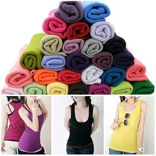 Free Shipping Hot Sale Women's Tank Top/Lad's Vest Camisole/Fashion Vest ED-129