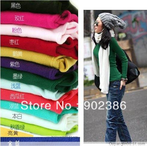 Free shipping Hot sales long-sleeved turtleneck sweater women primer shirt sweater causal warm pullovers 18 colors