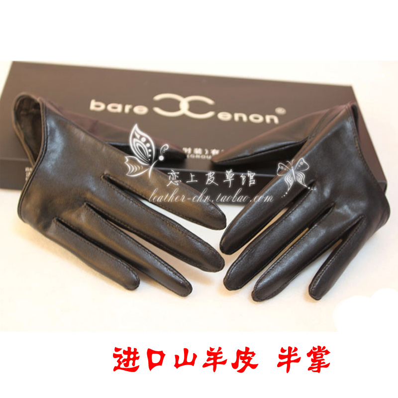 Free shipping Hot-selling 2012 women's gloves mini suede gloves genuine leather gloves female sheepskin