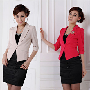 Free shipping Hot-selling 2013 autumn fashion ol slim female blazer work wear skirt