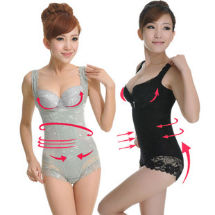 FREE SHIPPING Hot-selling fat burning weight loss body shaping bodysuit slimming clothes abdomen drawing shaper