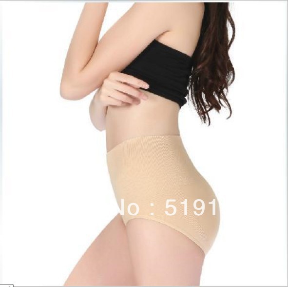 Free Shipping!! Hot Selling Tall waist internal seamless underwear pants cotton panties,ladies' briefs