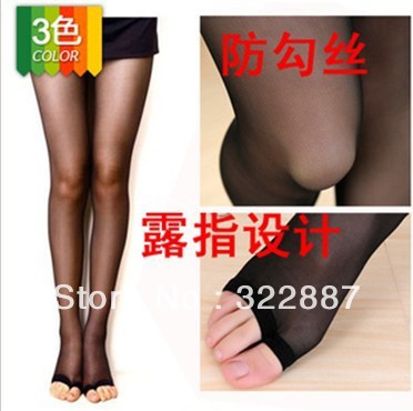 Free shipping,hot selling,three colors lady's tights wholesale,fashion lady's Finger socks,finger tights 6 pairs/lot mix colors