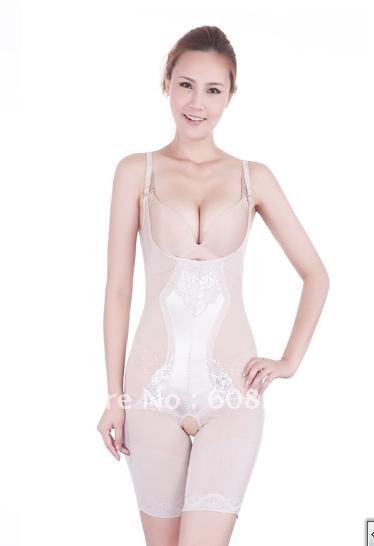 Free shipping Icy postpartum weight loss body sculpting clothing piece corset lingerie large size thin summer pants hip