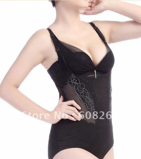 Free shipping Icy postpartum weight loss body sculpting clothing piece corset lingerie large size thin summer pants hip