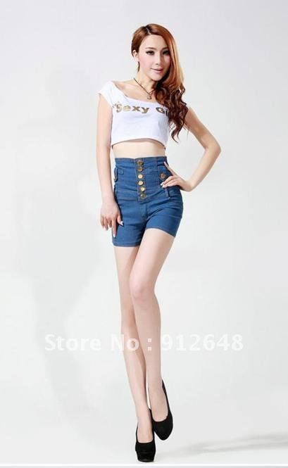 free  shipping    In the summer of 2012 new high waist and restoring ancient ways bull-puncher knickers female trousers