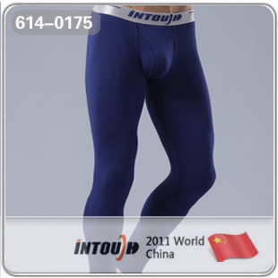 Free shipping! Intouch male underwear 2011 long johns basic trousers cotton wool pants 614 - 0175