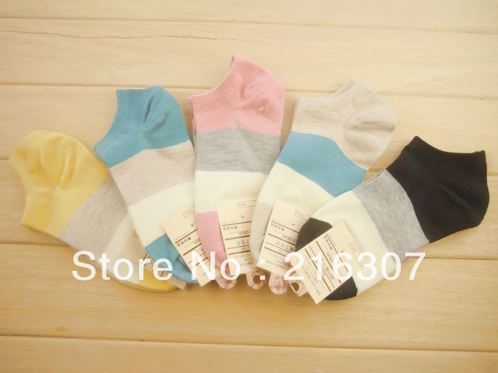 Free Shipping invisible socks 100% cotton women's socks