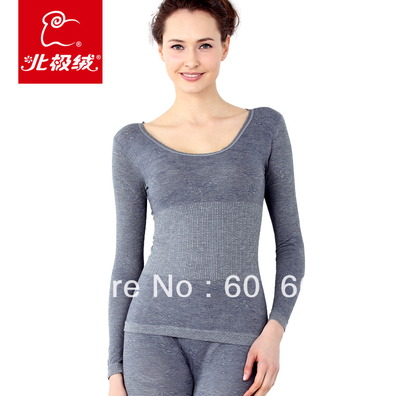 Free shipping---Jacquard seamless beauty care underwear thin women's thermal underwear long johns long johns