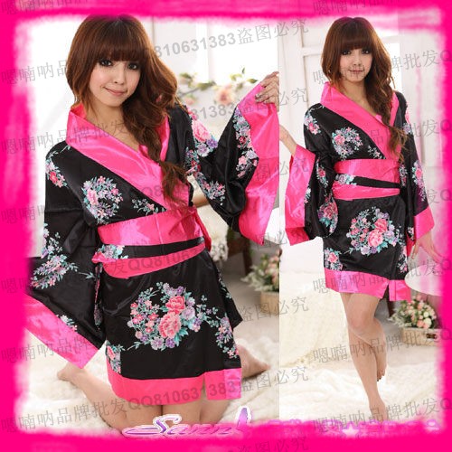 free shipping Kimono christmas clothes kimono formal kimono cos bathrobe lolita sleepwear sauna costume