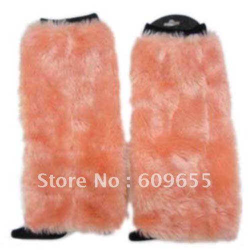 Free Shipping Knitting Colored Gorgeous Plush Woolen Soft Boots Best Selling Leg Warmers