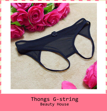 Free shipping lace Sexy hollow out Open Crotch Thongs G-string V-string T-Back Panties Underwear color black/red Z0005