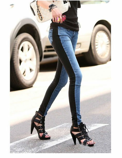 Free Shipping! Ladies Fashion Jeans Pants 2012 Newest Popular slim women jeans fashion style dark blue Drop Shipping!