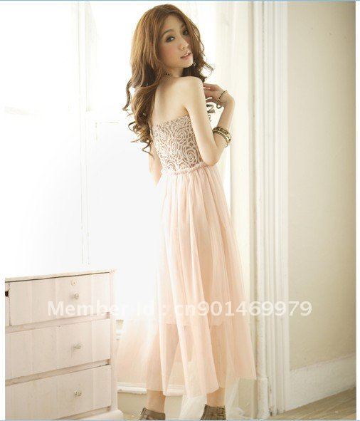 Free shipping ladies' fashion sleeveless lace back dress for women's sweety summer