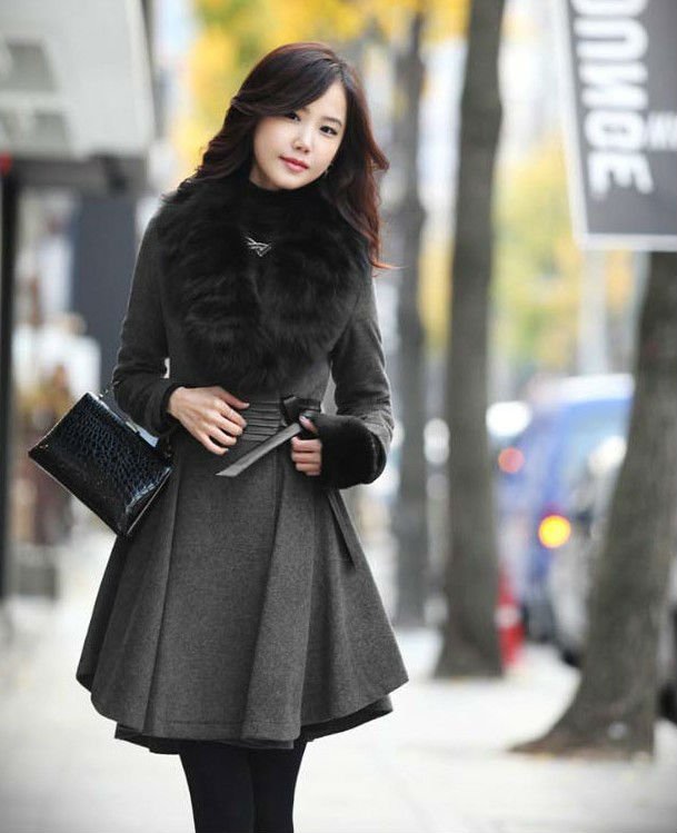 Free shipping! Ladies fur Collar coat  winter  women Warm Coat Jacket  Overcoat  outerwear  plus size down coat  2038