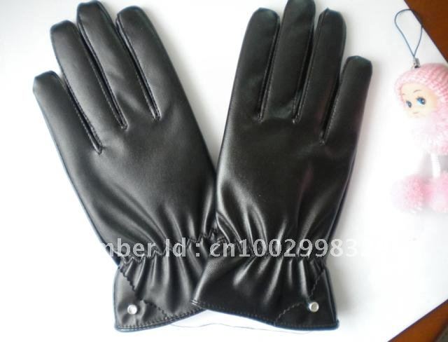 Free Shipping Ladies Leather Goves winter gloves