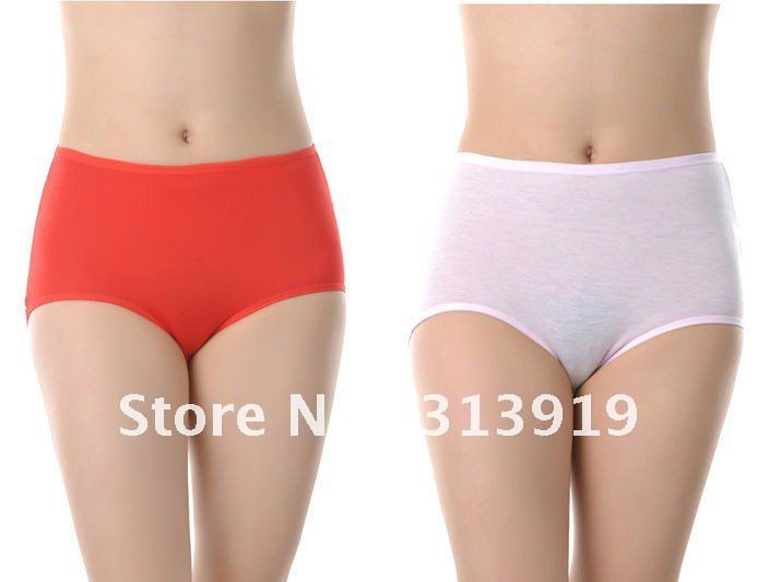 free shipping lady bamboo panties lingerie different colors available