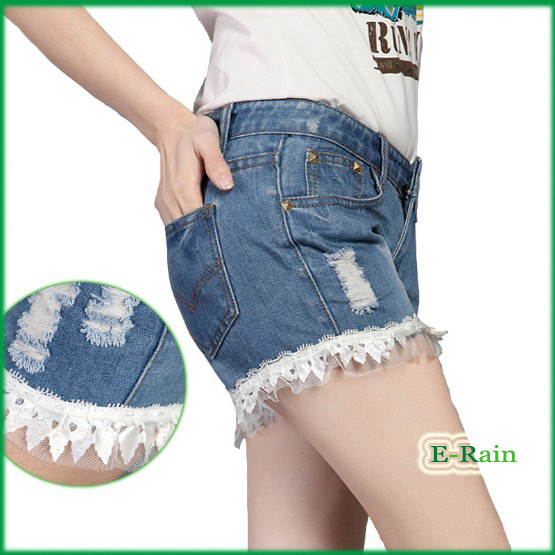 Free Shipping Lady Denim Shorts Women's Jeans Shorts  Ladies' Short Pants