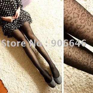 Free shipping Lady Leopard Stockings Leopard Pantyhose leopard Fishnet stockings