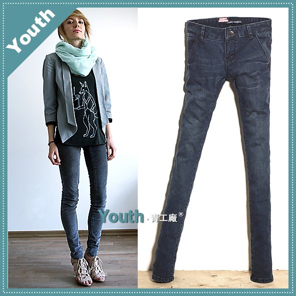 free shipping lady low waist pencil trousers/lady pants/slim jeans/designer brand jeans/denim013