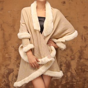 Free shipping lady new coat coat cashmere shawl bat sleeve dust coat