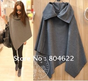 Free Shipping Lady's Fashion cloak, Tweed Coat, Women's Casual Coat, Winter Outerwear Good Quality And Fashion Hot Sales (HH-G)