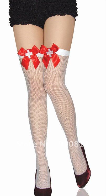 Free Shipping! Lady's Long Fashion Stockings Sexy Knee High Stockings Silk Stocking Lady's Sexy Mesh Stocking