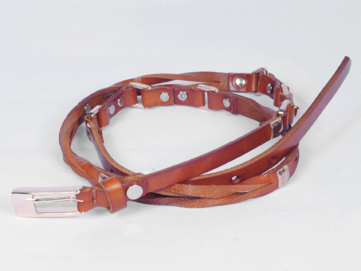 Free shipping lady's real leather belt with metal on the strape wholesale retail Y568