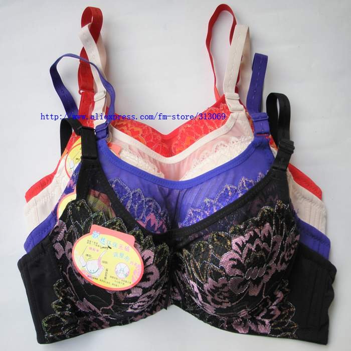 Free shipping, lady's soft wire bra , lace bras,wholesale 2pcs/lot