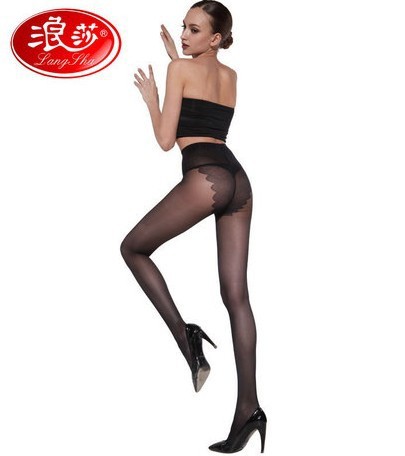 free shipping Langsha silk stockings women thin tights core-spun silk stockings female