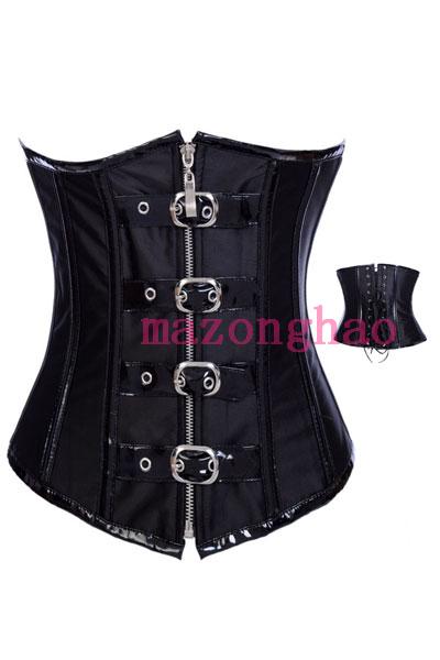 Free Shipping Leather stsrhc royal shaper shapewear waist cummerbund vest