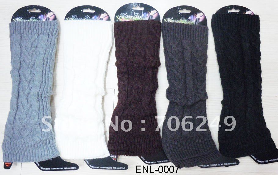 FREE SHIPPING,leg warmer,knitted leg warmer,acrylic socks,winter socks,fashion leg warmer,2011 new design