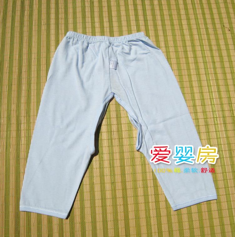 free shipping Lily flower infant pajama pants hanbu baby open files trousers child pants ultra-thin trousers - 4